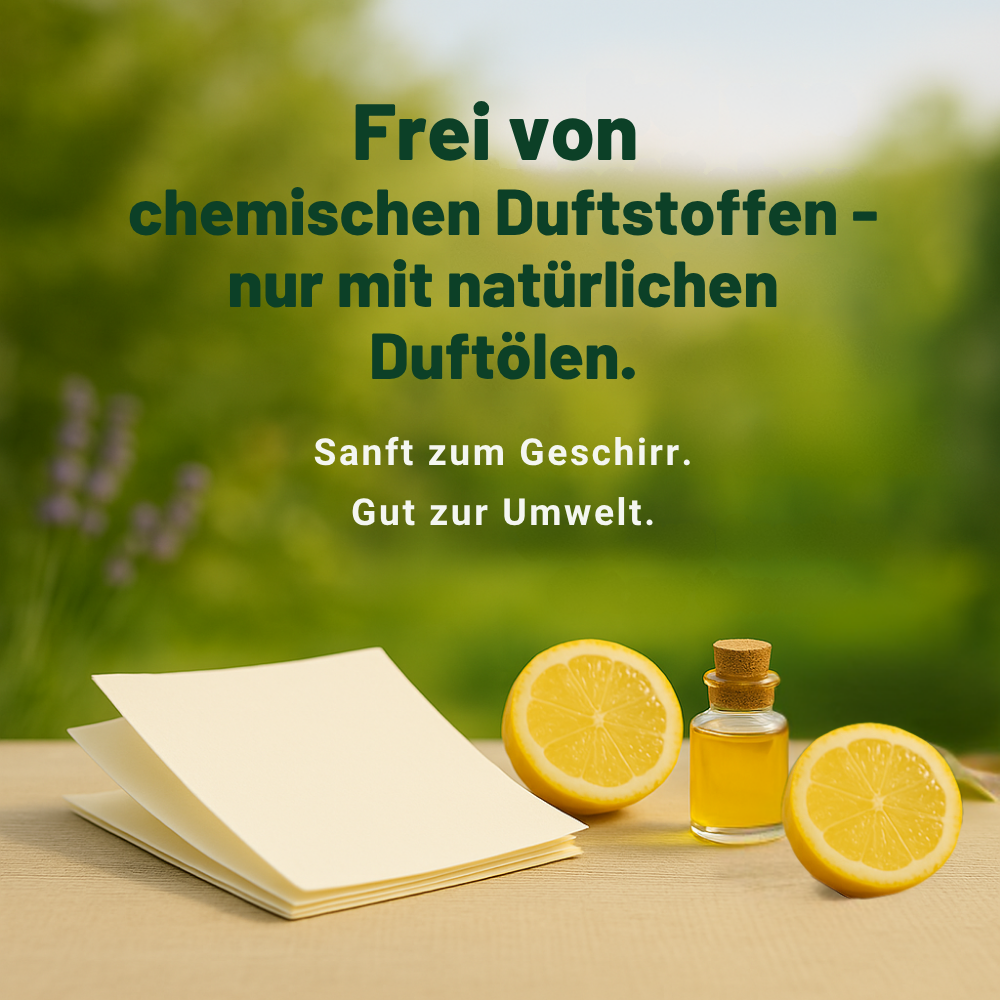 Umweltfreundliche Spülmaschinen Blätter